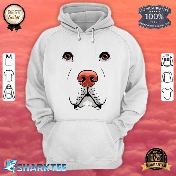 Funny Labrador Retriever Halloween Costume Lab Dog Face Cute hoodie