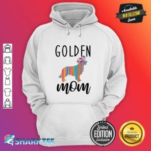 Golden Mom Cute Golden Retriever Dog Mom Pet Premium hoodie