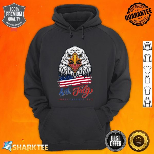 Eagle Head USA Flag 4th Of July Independence Day hoodie
