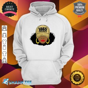 Girl With Hat 1865 Juneteenth hoodie