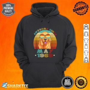 53th Birthday Love Golden Retrievers 53 Years Since May 1969 hoodie