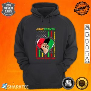Freeish Since 1865 Men Women Kids Black Afro Juneteenth Flag hoodie
