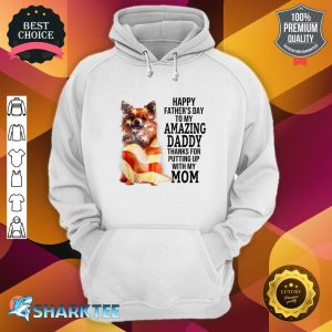 Happy Fathers Day To My Amazing Dad Chihuahua Dog Lovers Premium hoodie