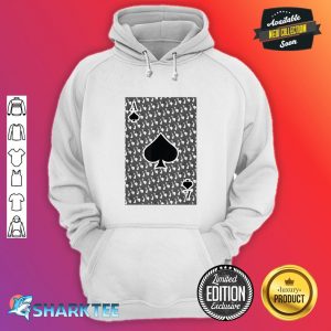 Ace Of Spades Lazy Halloween Playing Card Cat Kitten hoodie