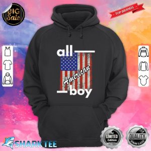 All American Boy USA Flag 4th July hoodie