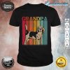 Beagle Dog Retro Style Vintage Grandpa Graphic Fathers Day shirt