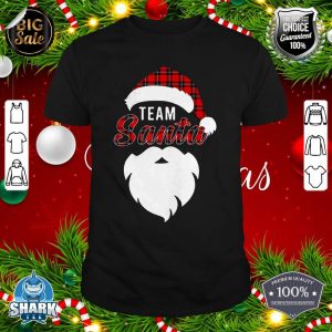 Team Santa Christmas Lights Family Matching Christmas Pajama shirt