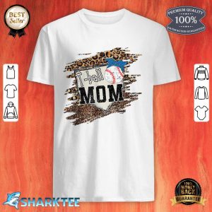 Bleached Leopard Tball Baseball Mom Tee For Women shirt