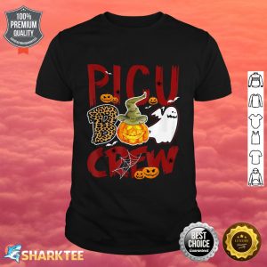 Boo Crew funny Halloween Pediatric ICU PICU Nurse Match shirt