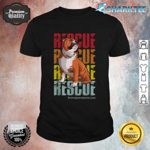BullDog Paw Dog Lover Rescue Puppy shirt