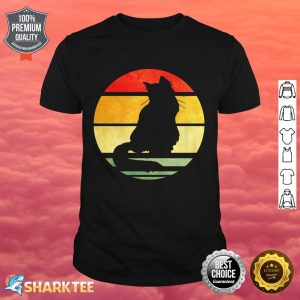 Cat lover Gifts For Women And Men Retro 80s Cat Owner Gifts Premium shirt