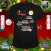 Funny Xmas Lighting Tree Santa Riding Raccoon Christmas Premium shirt
