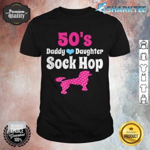 Daddy Daughter Dance 1950s Sock Hop Pink Poodle shirt