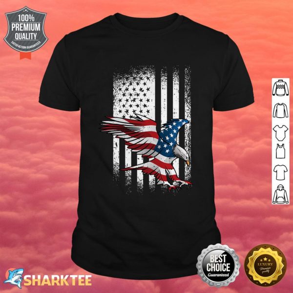 Eagel Merica Independence Day USA Flag shirt