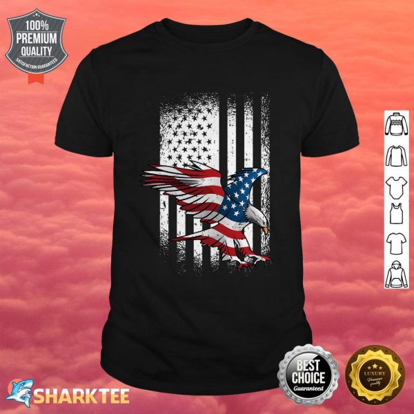 Eagle 4th Of July Independence Day USA Flag shirt