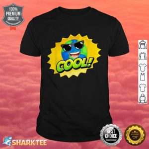 Earth Day Cool Earth With Sunglasses Vintage shirt