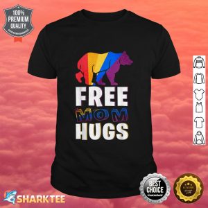 Free Mom Hugs LGBT Pride Mama Bear Retro shirt