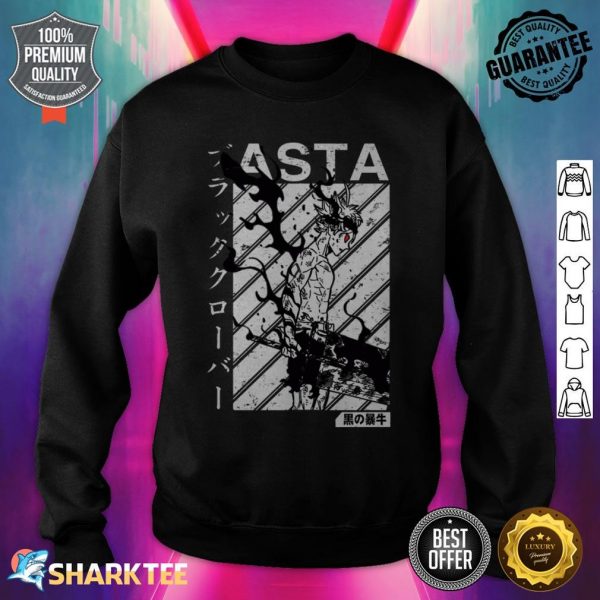 Asta Black Clover Vintage sweatshirt