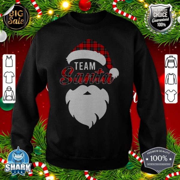 Team Santa Christmas Lights Family Matching Christmas Pajama sweatshirt