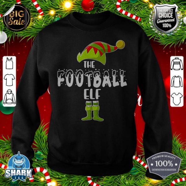 The Football Elf Funny Family Matching Group Christmas Premium sweatshirt