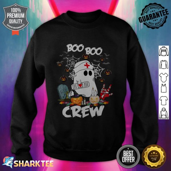 Boo Boo Crew Nurse Shirts Halloween Nurse Shirts for Women sweatshirt