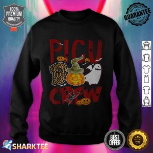 Boo Crew funny Halloween Pediatric ICU PICU Nurse Match sweatshirt