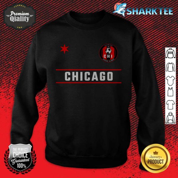 Chicago Soccer Jersey Mini Badge sweatshirt