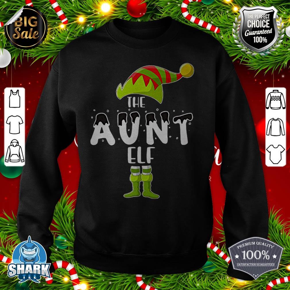 The Aunt Elf Funny Family Matching Group Christmas Premium sweatshirt