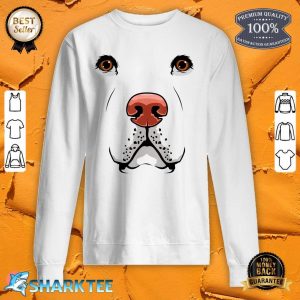 Funny Labrador Retriever Halloween Costume Lab Dog Face Cute sweatshirt