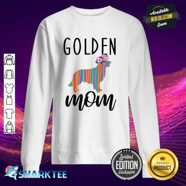 Golden Mom Cute Golden Retriever Dog Mom Pet Premium sweatshirt