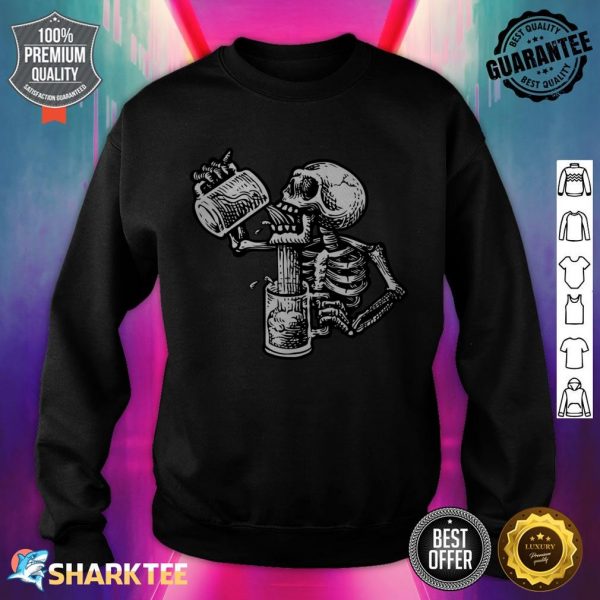Drunk skull Classic sweatshirt