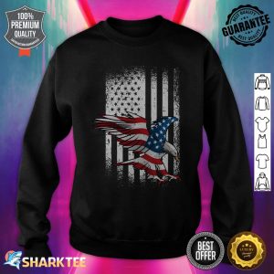 Eagle 4th Of July Independence Day USA Flag sweatshirt