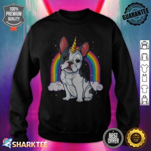 French Bulldog Unicorn Shirt Girls Space Galaxy Frenchicorn sweatshirt
