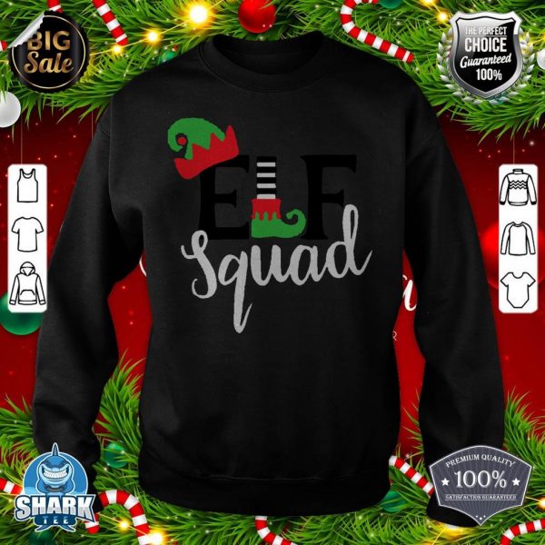 Family Christmas Matching Holiday Group Elf Squad sweatshirt