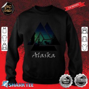 Alaska Yukon Moose Alaskan Travel sweatshirt