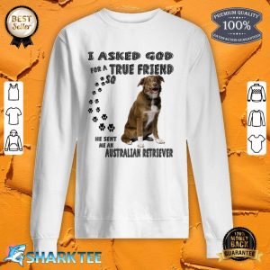 Australian Shepherd Golden Retriever Mix Dog Quote Mom Dad sweatshirt