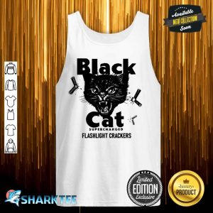 Black Cat Firecrackers Fan Suprercharged Flashlight Crackers tank top