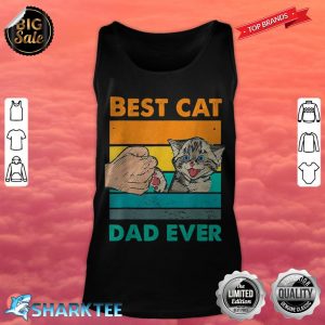 Best Cat Dad Ever I Meow Back To Cat tank top
