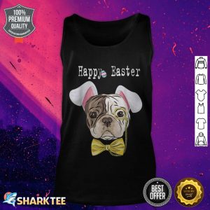 Cute French Bulldog Easter Bunny Ears Graphic tank top