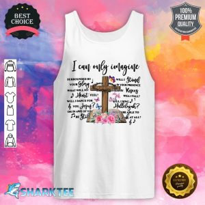 Floral Jesus Cross Butterfly I Can Christian tank top