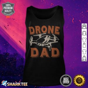 Drone Pilot Dad Quadcopter Lover Fathers Day Premium tank top
