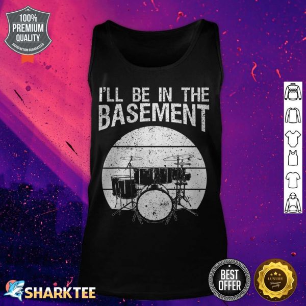 Drummer Art For Men Women Drum Set Drumming Lovers tank top