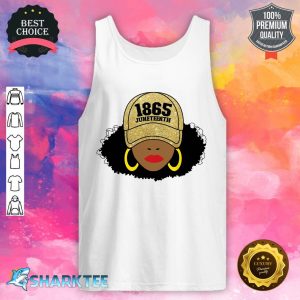 Girl With Hat 1865 Juneteenth tank top