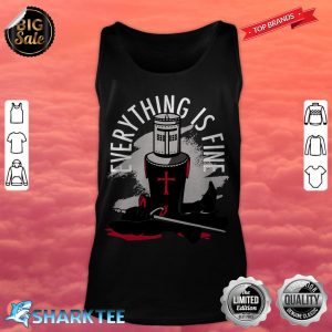Everything Is Fine Cross tank top