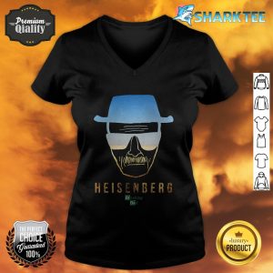Breaking Bad Heisenberg Desert Horizon Outline Premium v-neck