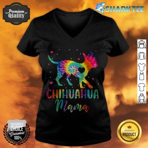 Chihuahua Mama Galaxy LGBT Love v-neck