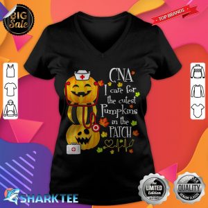 CNA I Care For The Cutest Pumpkin In The Patch Halloween v-neck