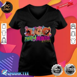 Disney and Pixar’s Turning Red Panda Mode Activated v-neck
