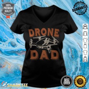 Drone Pilot Dad Quadcopter Lover Fathers Day Premium v-neck