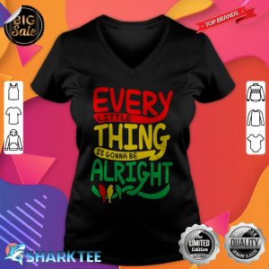Every Little Thing Is Gonna Be Alright Bird v-neck